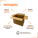 Caixa de Papelão Kraft 50x30x40