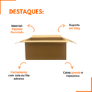 Caixa de Papelão Kraft 60x30x30