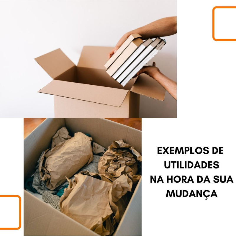 Caixa de Papelão Kraft 60x30x30