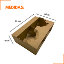 Suporte Porta 4 Copos Kraft 19x12x6 cm