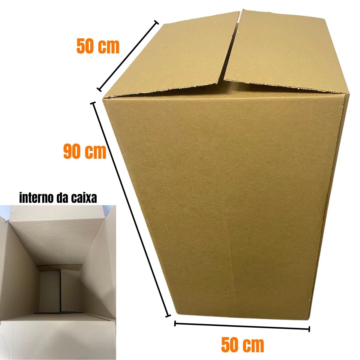 Caixa de Papelão Kraft 50x50x90