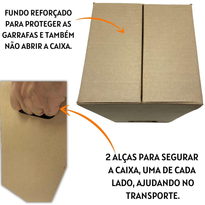 Caixa de Papelão SemiKraft 16x16x32
