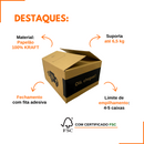 Caixa de Papelão Kraft 30x25x15 OLA