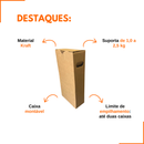 Caixa de Papelão SemiKraft 16x8x35