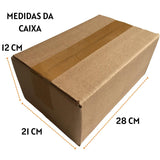 Caixa de Papelão SemiKraft  28x21x12