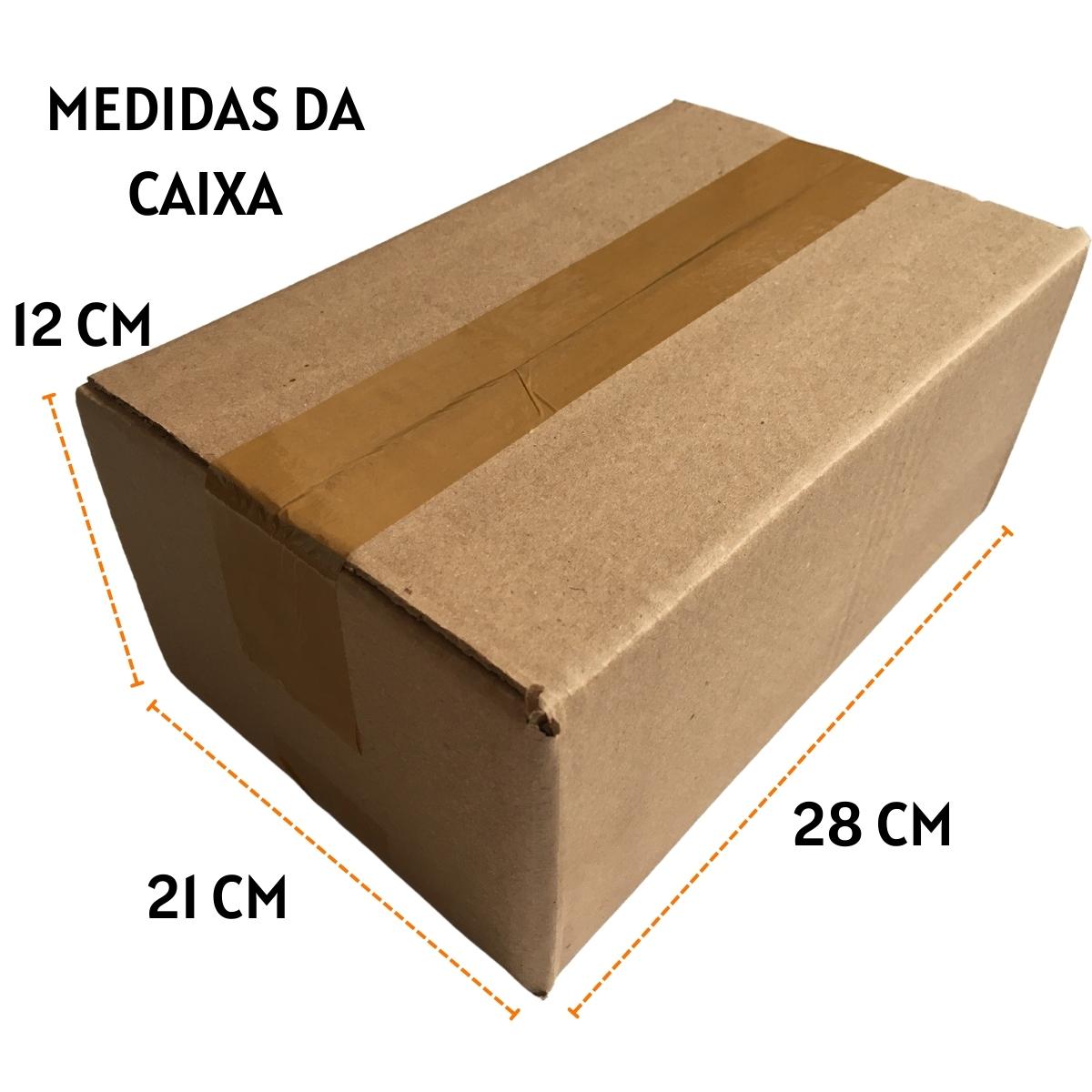 Caixa de Papelão SemiKraft  28x21x12