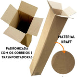 Caixa de Papelão Kraft 10x10x68