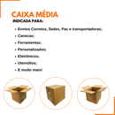 Caixa de Papelão SemiKraft 15x15x15