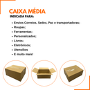 Caixa de Papelão SemiKraft  28x21x12
