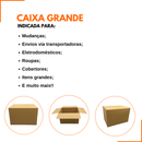 Caixa de Papelão Kraft 75x55x50