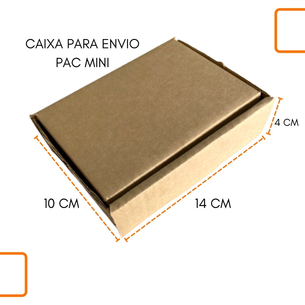 Caixa de Papelão montável 14x10x4