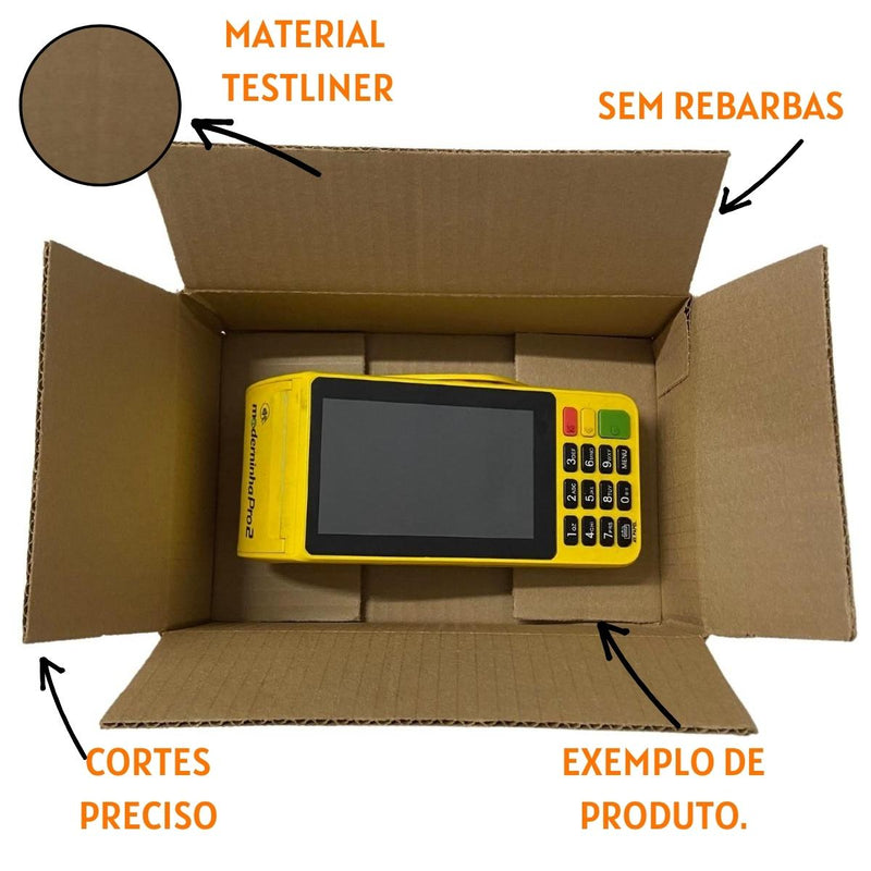 Caixa de Papelão SemiKraft 20x13x6