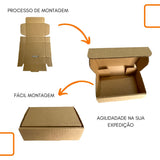 Caixa de Papelão montável 14x10x4