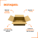 Caixa de Papelão SemiKraft  28x21x12