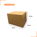 Caixa de Papelão Kraft 75x55x50