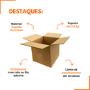 Caixa de Papelão SemiKraft 15x15x15