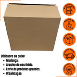 Caixa de Papelão Kraft 50x30x40