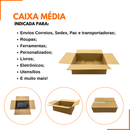 Caixa de Papelão SemiKraft 27x18x9