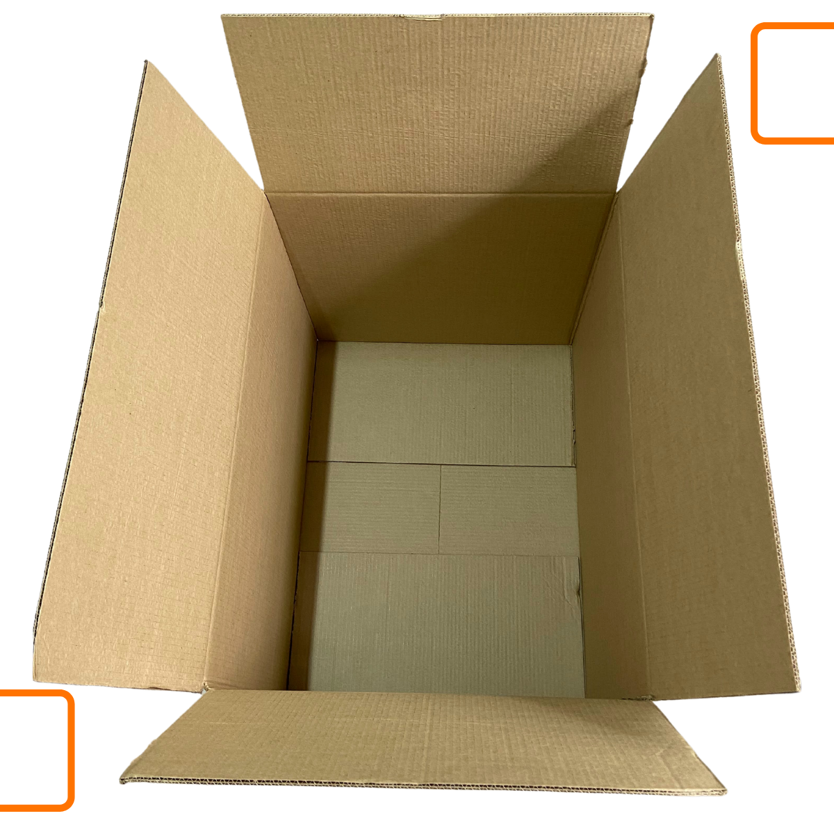 Caixa de Papelão Kraft 75x55x50