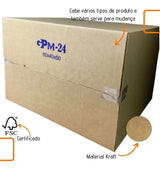 Caixa de Papelão Kraft 60x40x50