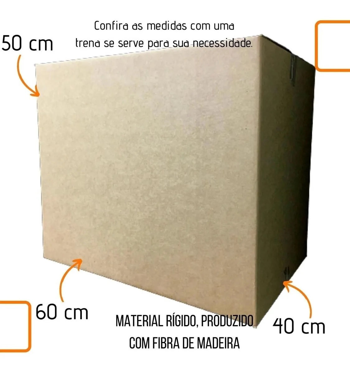 Caixa de Papelão Kraft 60x40x50
