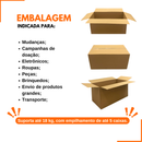 Caixa de Papelão Kraft 60x30x30