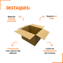 Caixa de Papelão Kraft 50x40x35