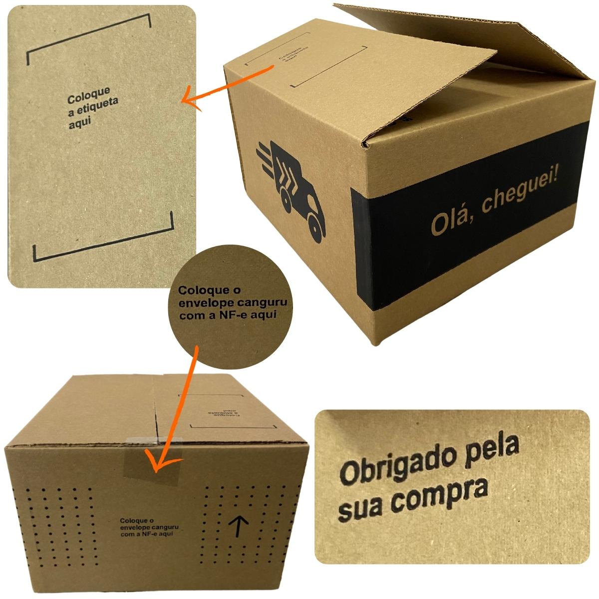 Caixa de Papelão Kraft 30x25x15 OLA