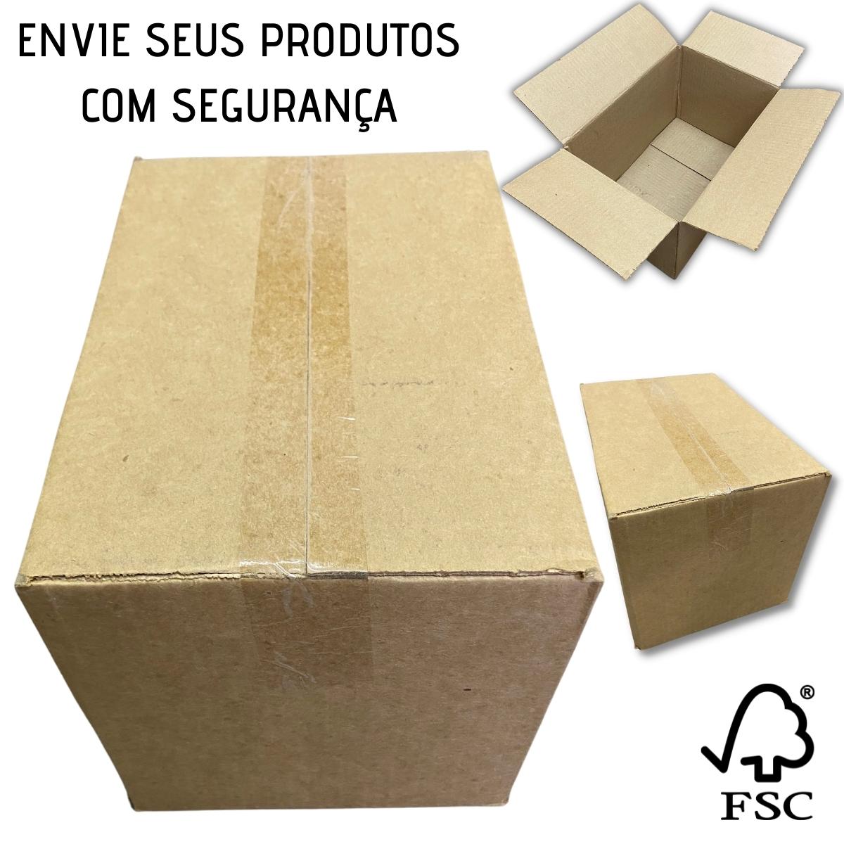 Caixa de Papelão Kraft 30x20x20