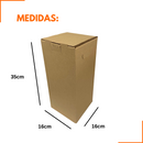Caixa de Papelão SemiKraft 16x16x35