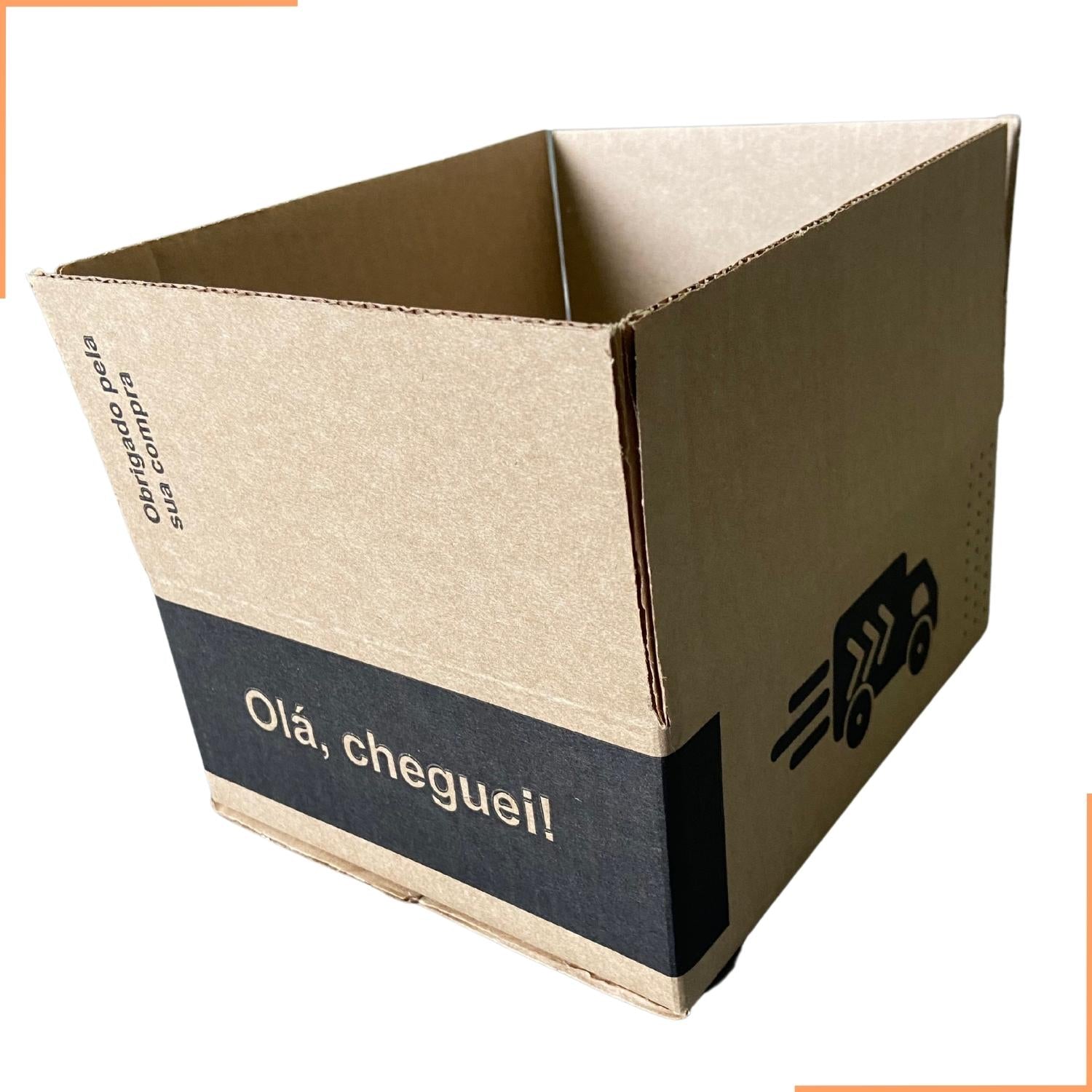 Caixa de Papelão Kraft 19x16x7