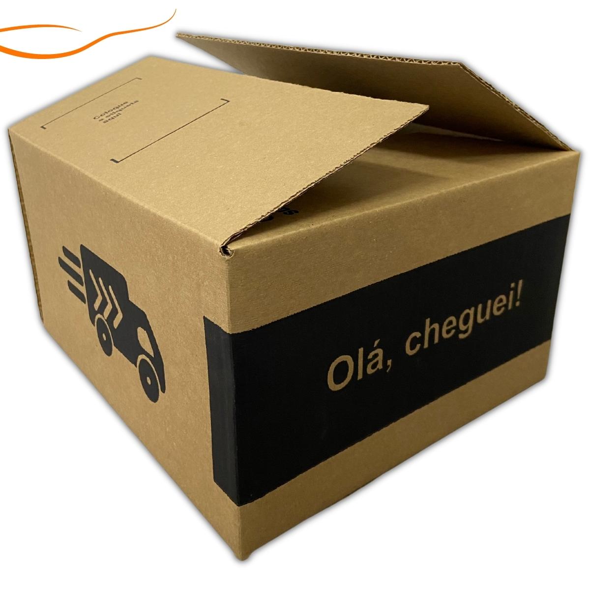 Caixa de Papelão Kraft 30x25x15 OLA
