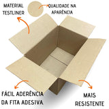 Caixa de Papelão Grande SemiKraft 30x20x10