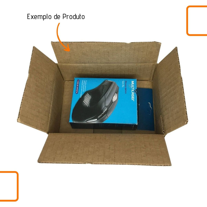Caixa de Papelão Kraft 16x11x6