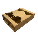 Suporte Porta 4 Copos Kraft 19x12x6 cm
