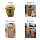 Caixa de Papelão Kraft 50x50x90