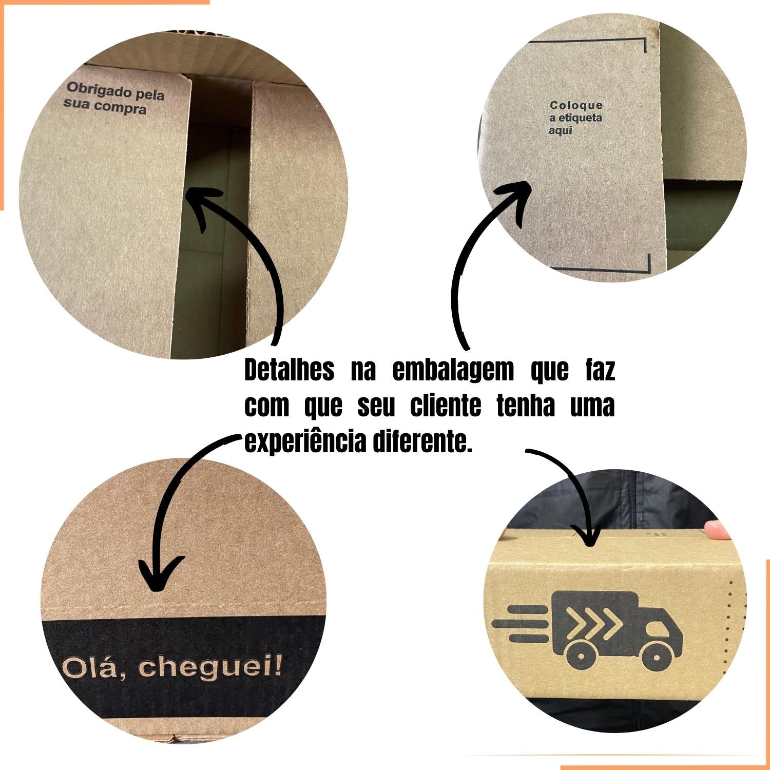 Caixa de Papelão Kraft 19x16x7