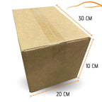 Caixa de Papelão Grande SemiKraft 30x20x10