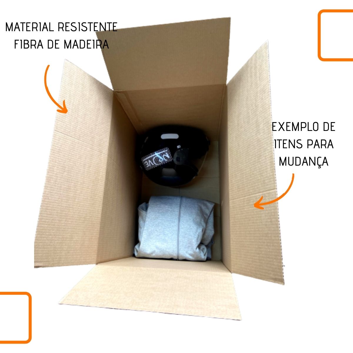 Caixa de Papelão Kraft 60x40x50