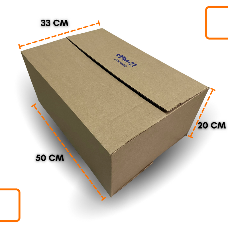 Caixa de Papelão Kraft 50x33x20
