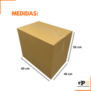 Caixa de Papelão Grande SemiKraft 60x40x50