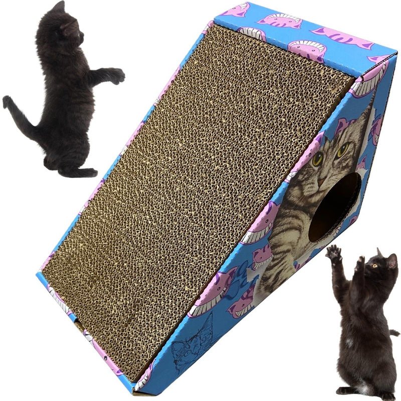 Caixa de Papelão Kraft Arranhador para Gato com Impressão