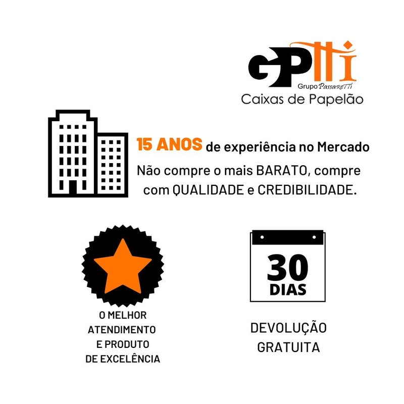 Caixa de Papelão montável 16x11x5