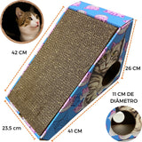 Caixa de Papelão Kraft Arranhador para Gato com Impressão