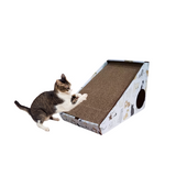 Caixa de Papelão Kraft Arranhador para Gato com Impressão